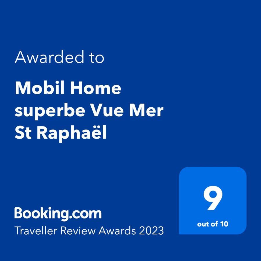Mobil Home Superbe Vue Mer St Raphael Сен-Рафаэль Экстерьер фото